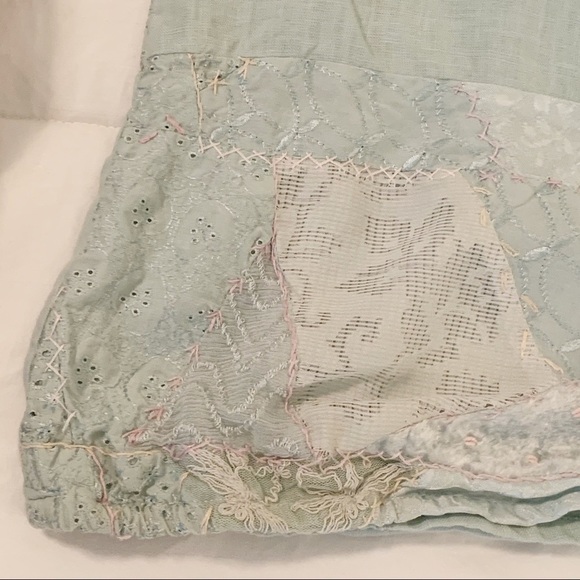 Euc-tera Bora Designer Italian Linen PatchWork Lagenlook Fully Lined Maxi Dress - Picture 15 of 16